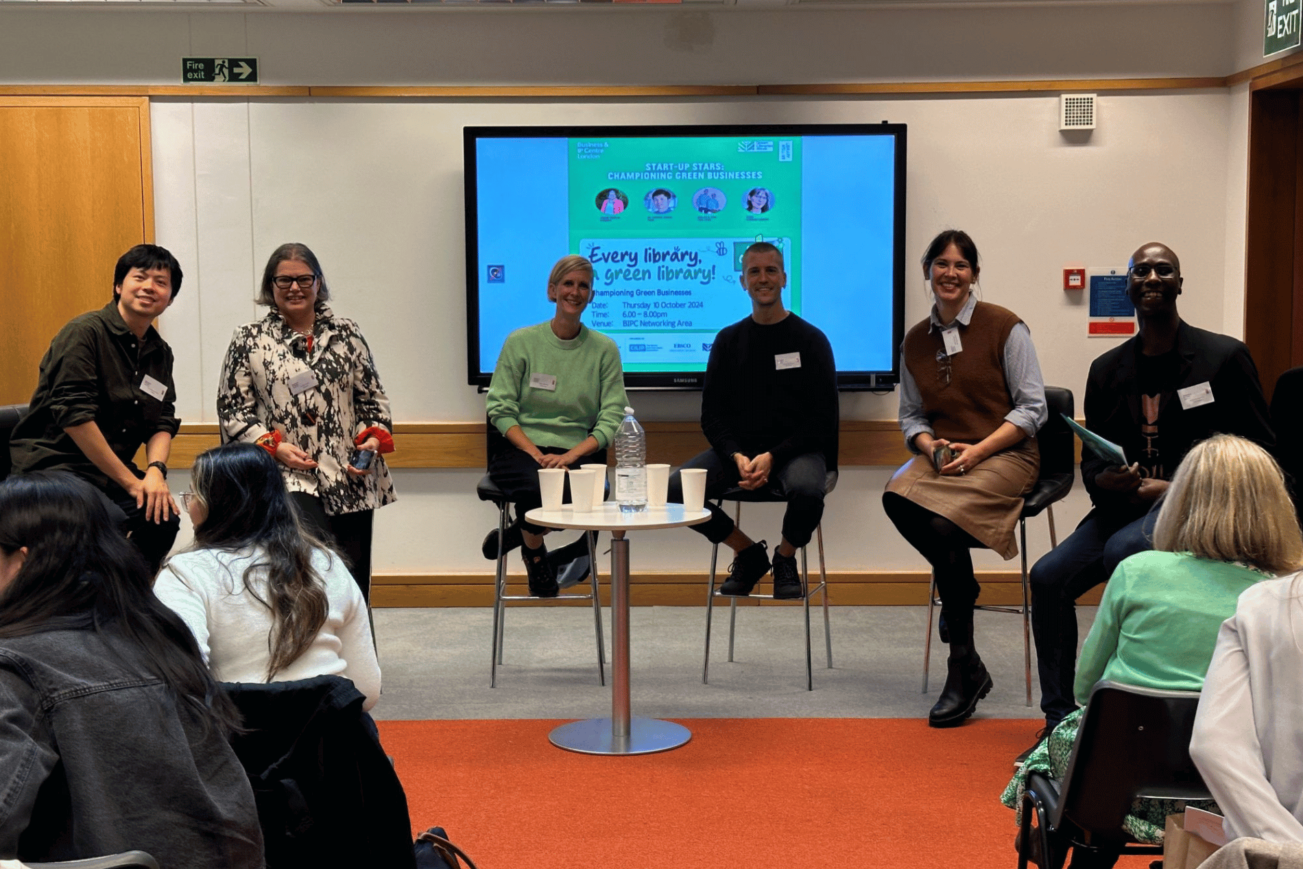 Championing green businesses at the British Library