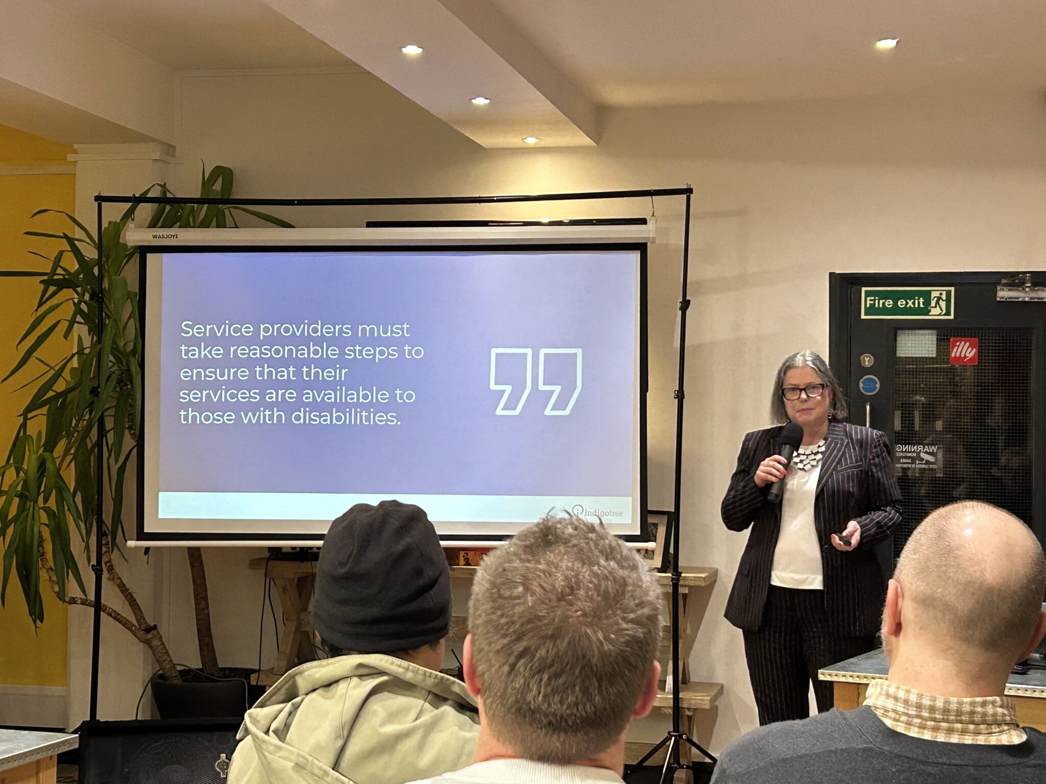 Louise speaking at WPLDN