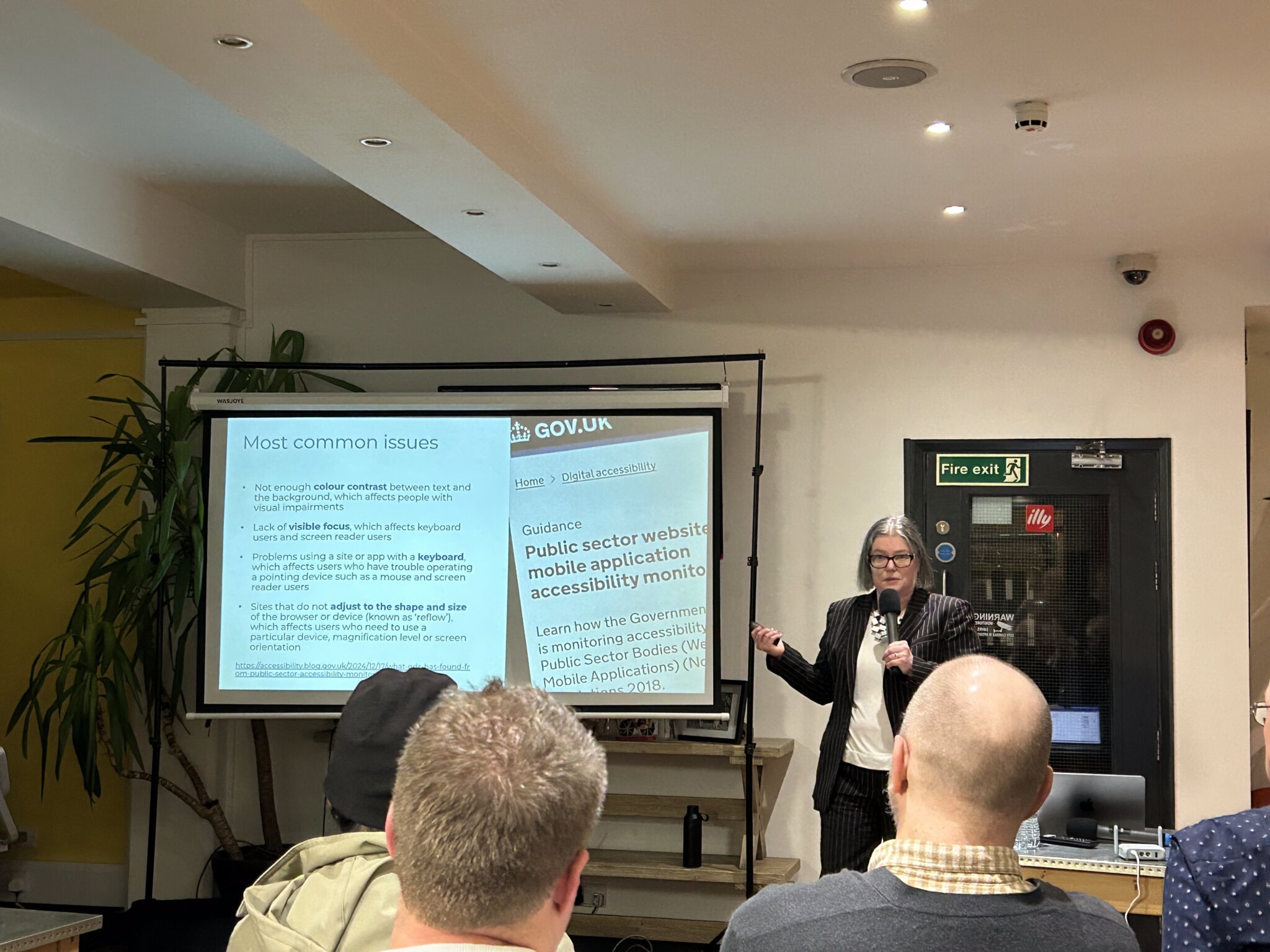 Louise speaking at WPLDN