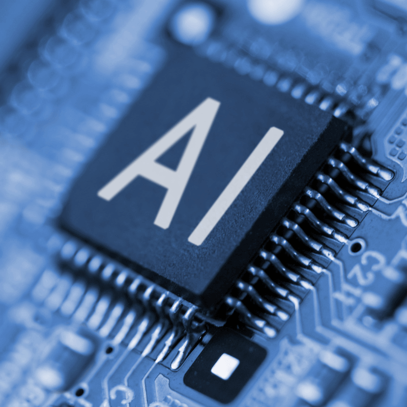 Sustainable AI chip in a computer