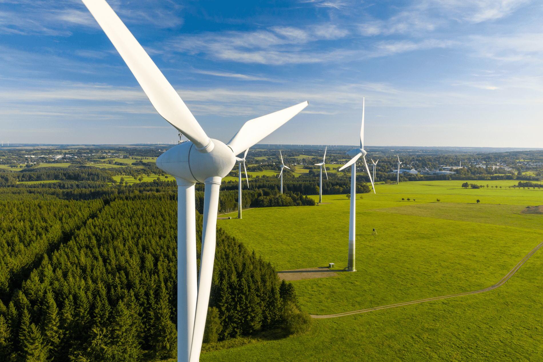 wind turbines